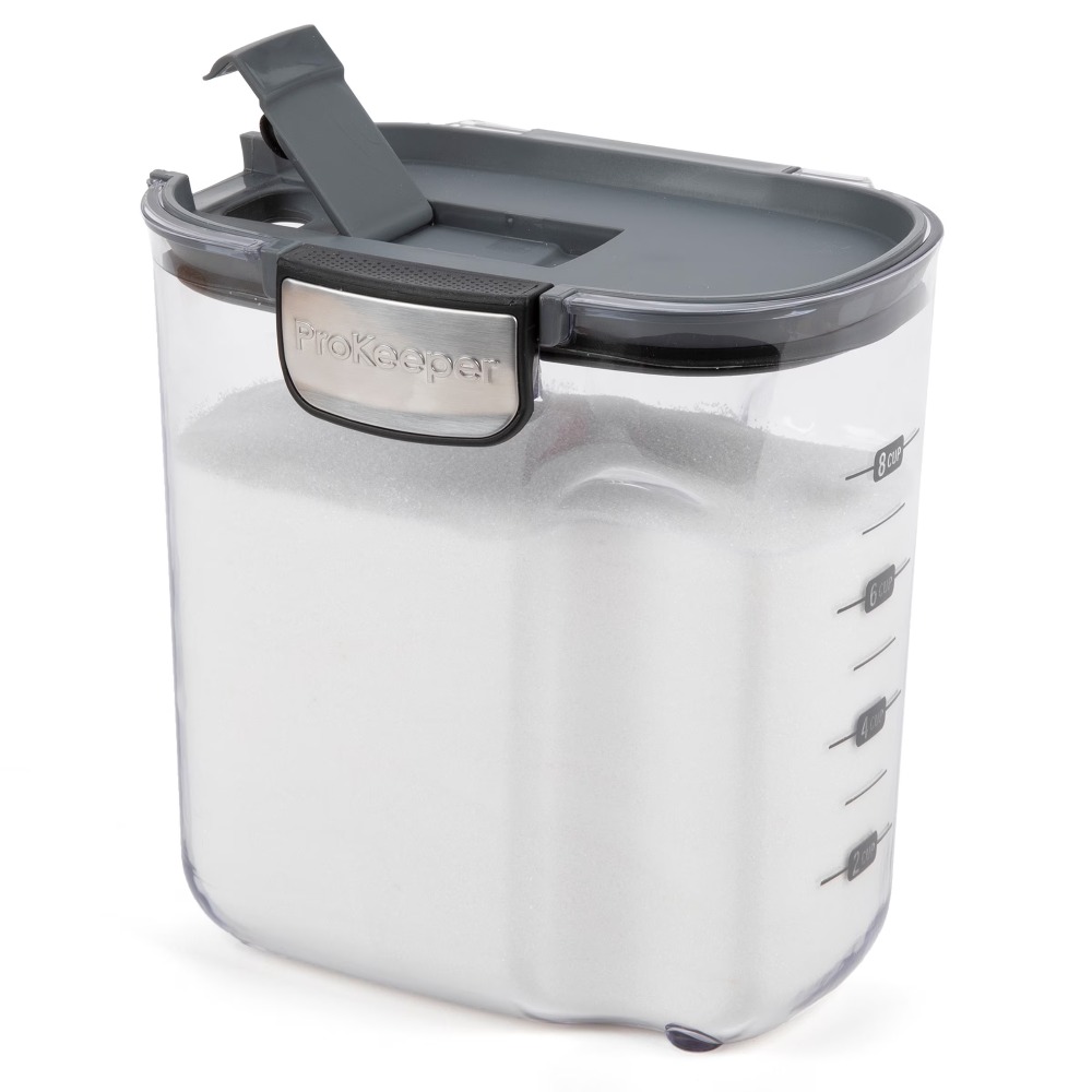 Kitchen Baking Canisters - Airtight Sugar Storage Container with One