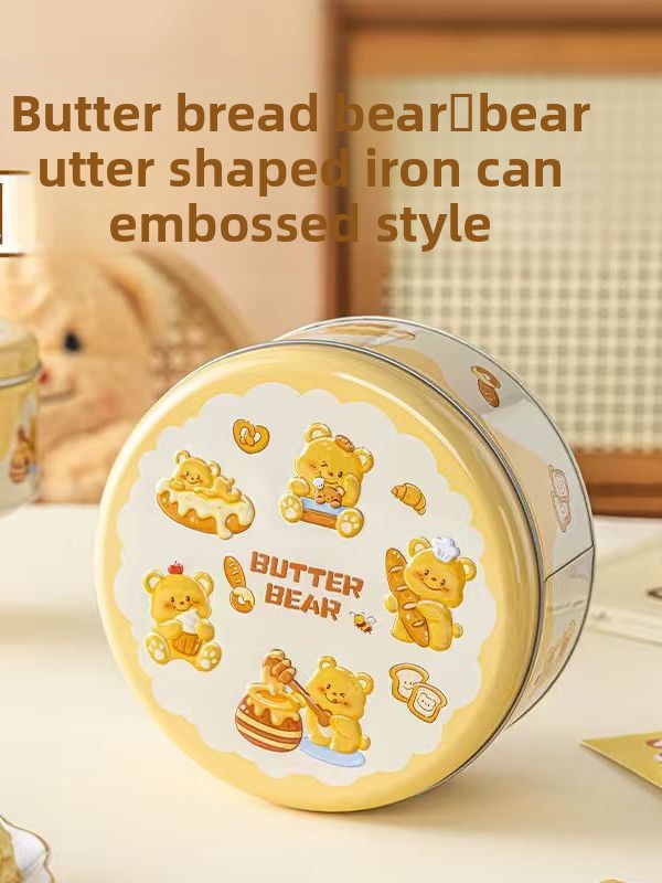 Kitchen Baking Canisters - Home Use Cute Cartoon Biscuit Packaging
