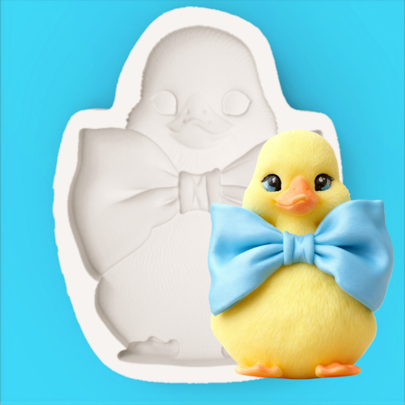 Duckling Mold with Bow Tie, Cu - Silicone Cake Mold review and price