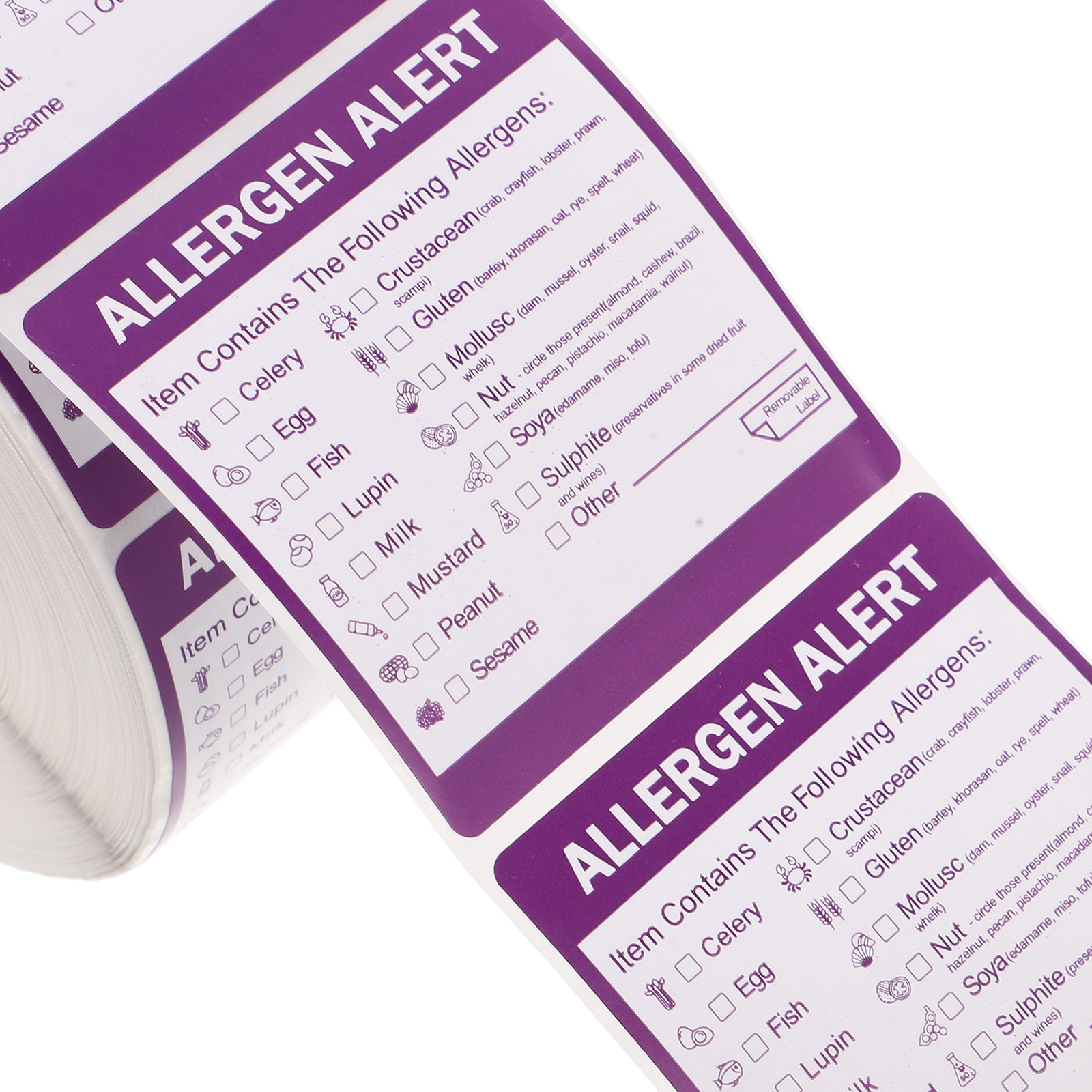2 Rolls 2 Inch Allergen Label  - Kitchen.Baking Labels review and price