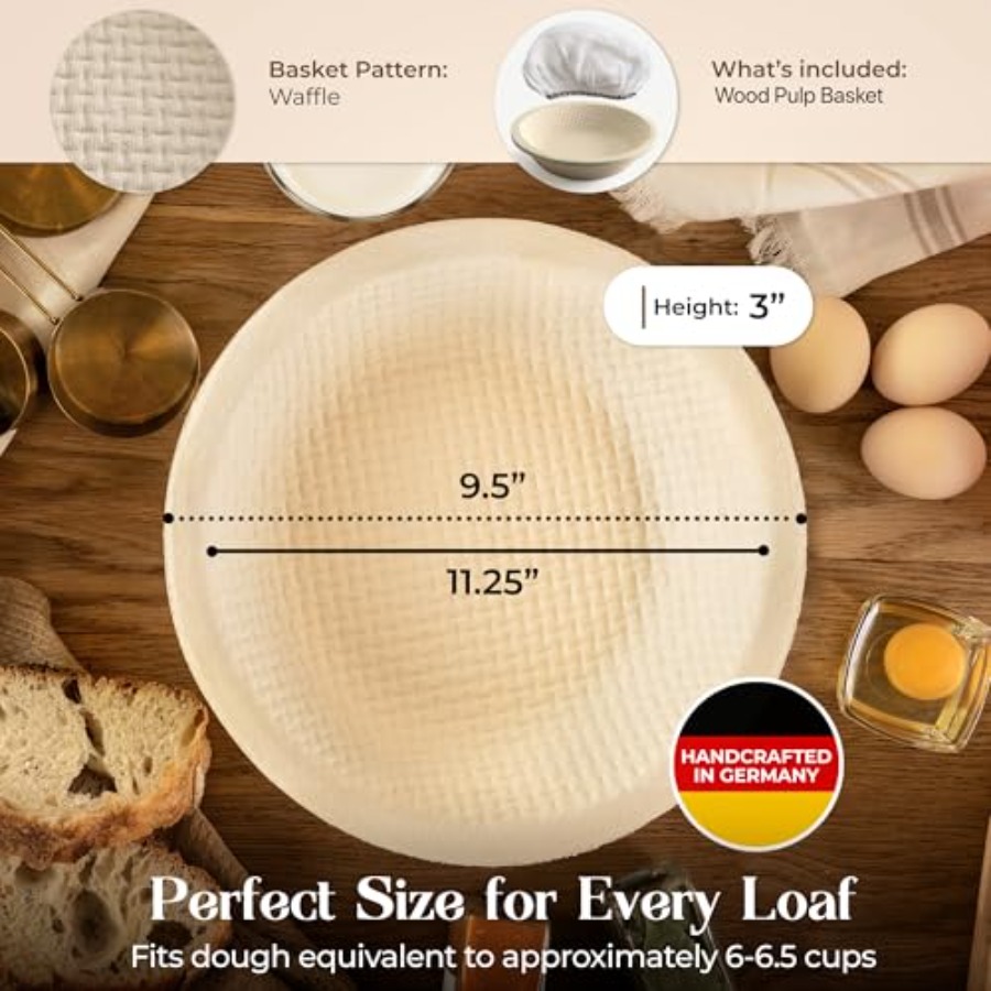 Wood Pulp Banneton Bread Proof - Proofing Basket Banneton review and price