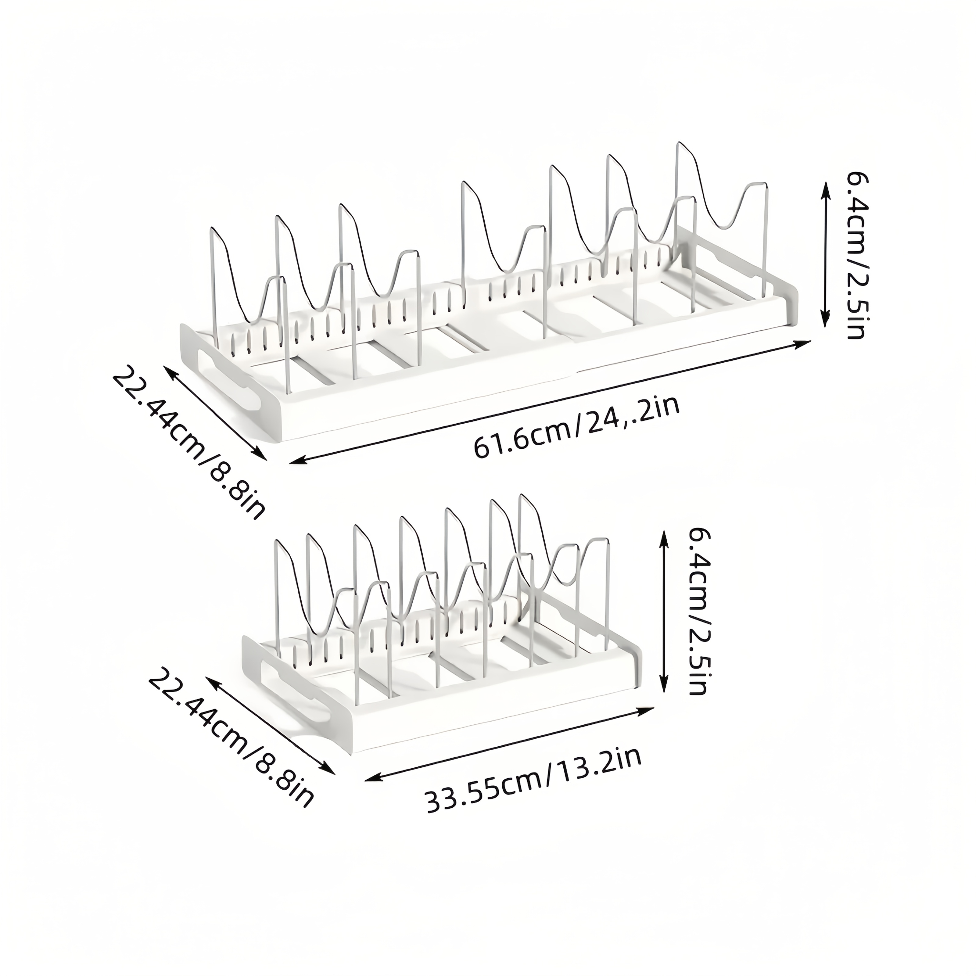 Cookware Organizer Rack, Expan - Kitchen Cabinet Baking Organizer review and price