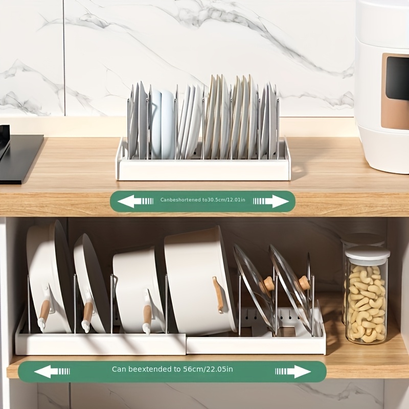 Cookware Organizer Rack, Expan - Kitchen Cabinet Baking Organizer review and price