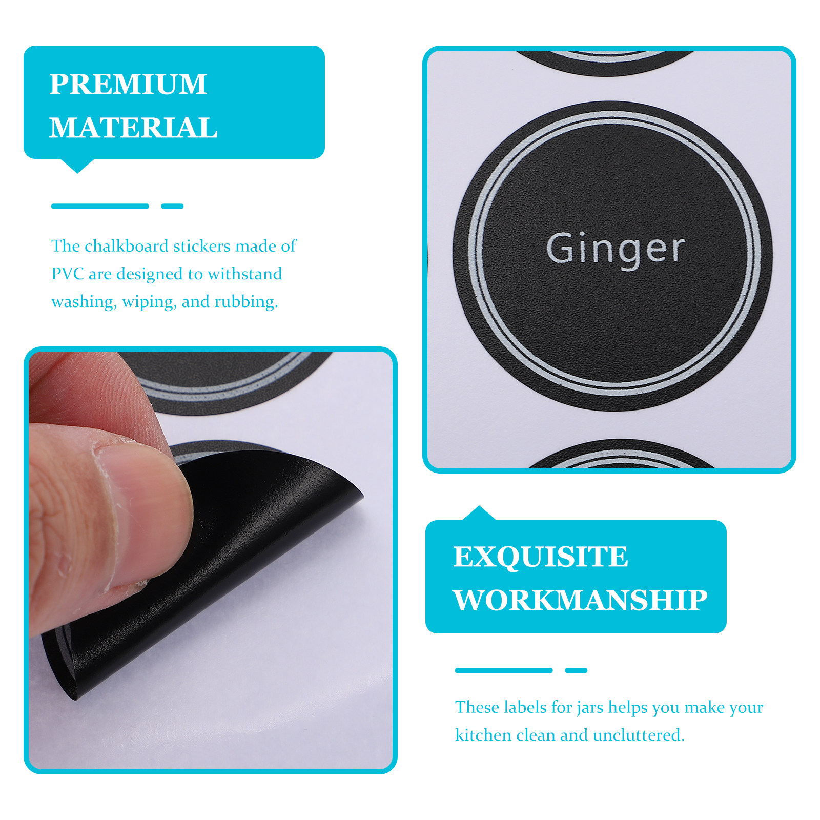 13 Sheets Reusable Chalkboard  - Kitchen Baking Canisters review and price