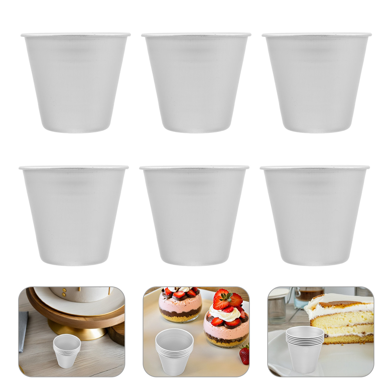 6Pcs Baking Molds Pudding Mold - Muffin Tin Nonstick review and price