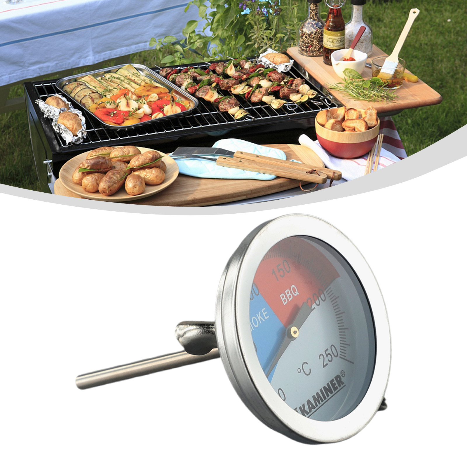1pc BBQ Grill Thermometer Edel - Oven Thermometer Analog review and price