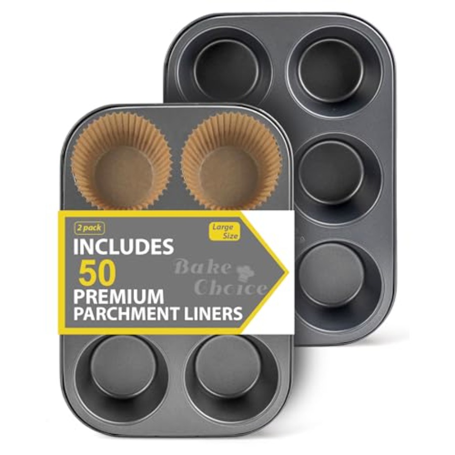2 Pack Jumbo Muffin Pan for Ba - Muffin Tin Nonstick review and price