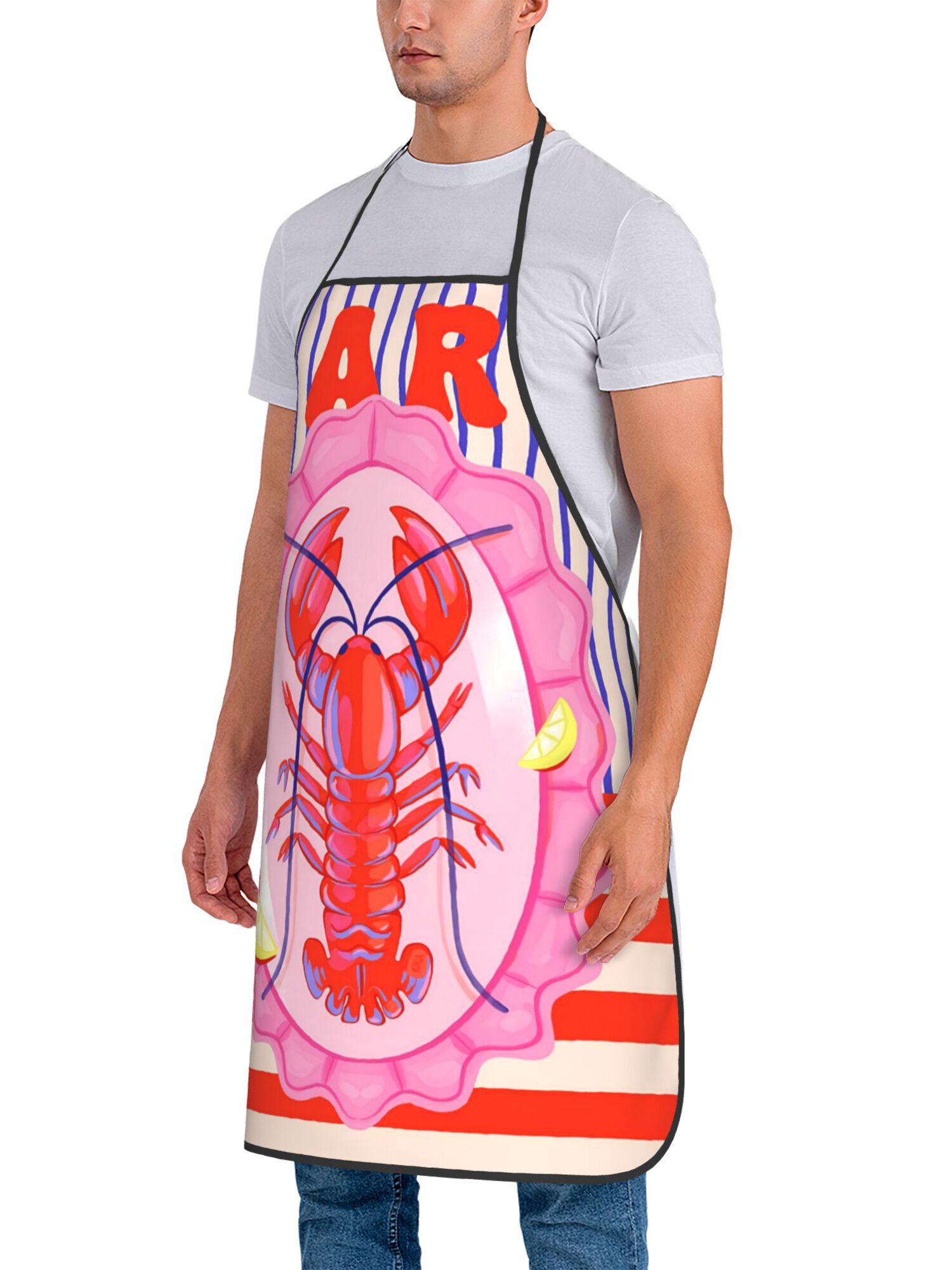 Retro Lobster Print Kitchen Ap - Kitchen.Baking Labels review and price