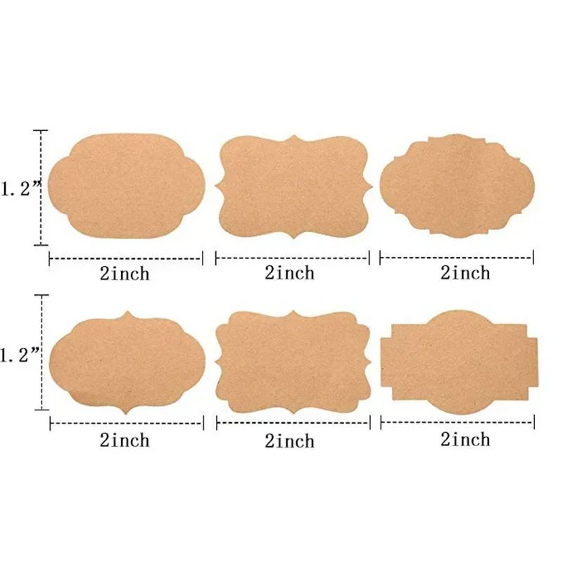 300Pcs Kraft Sticker Handwritt - Kitchen.Baking Labels review and price