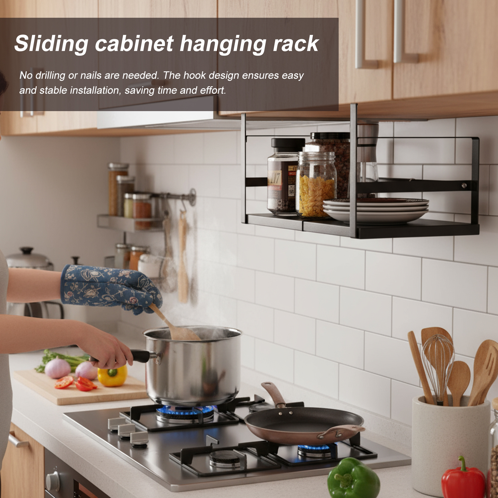 Expandable Cabinet Organizer S - Kitchen Cabinet Baking Organizer review and price