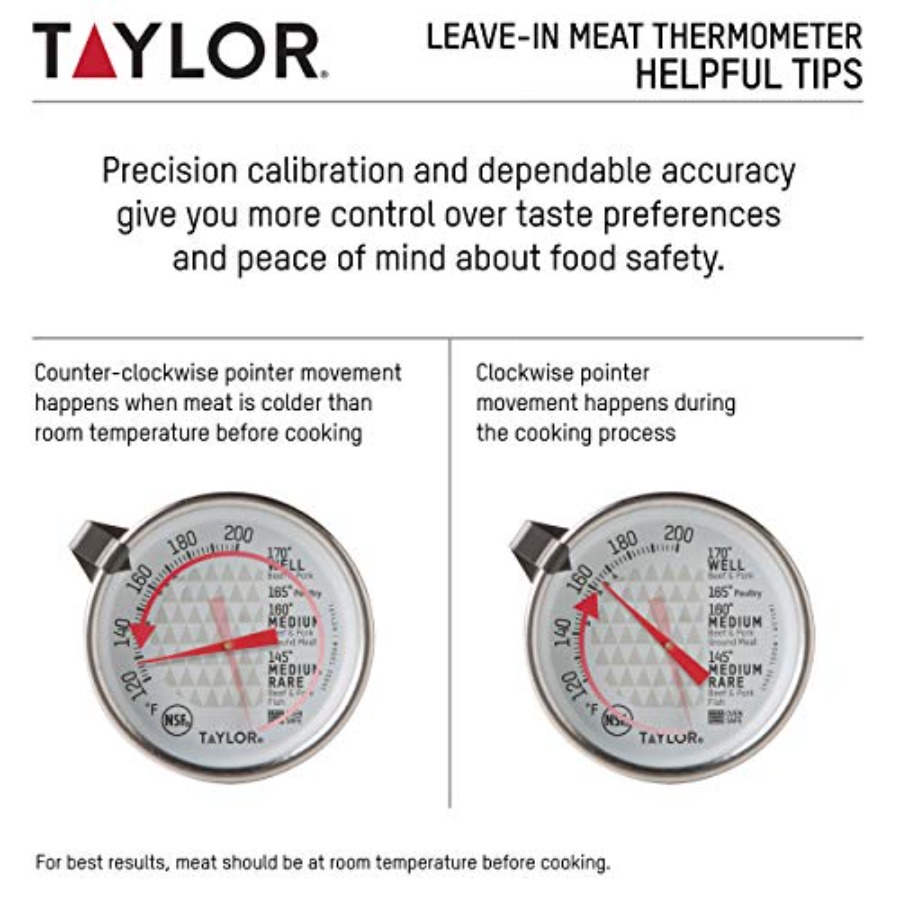 Leave-in Meat Oven Safe Analog - Oven Thermometer Analog review and price