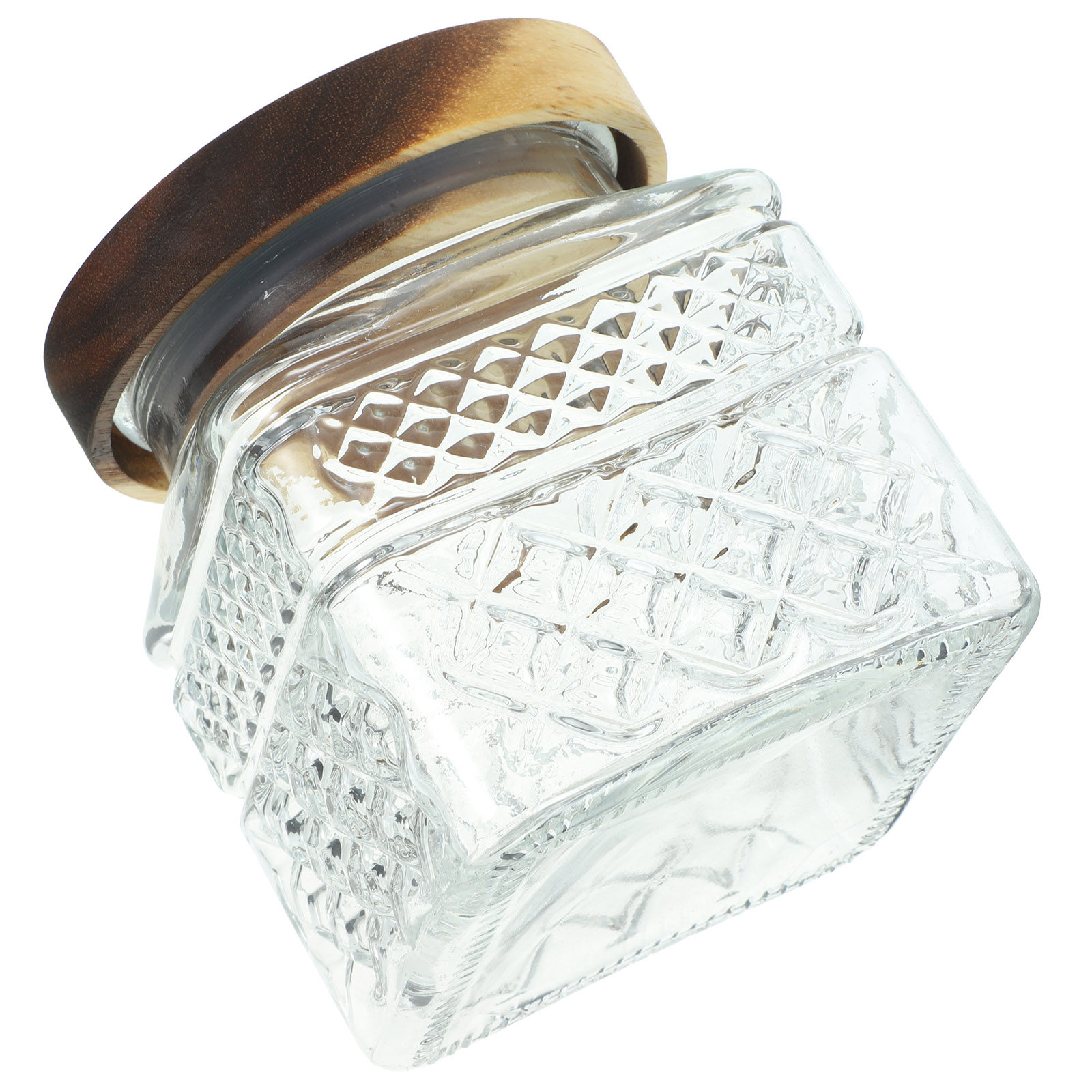 Wood Lid Glass Canister Airtig - Kitchen Baking Canisters review and price