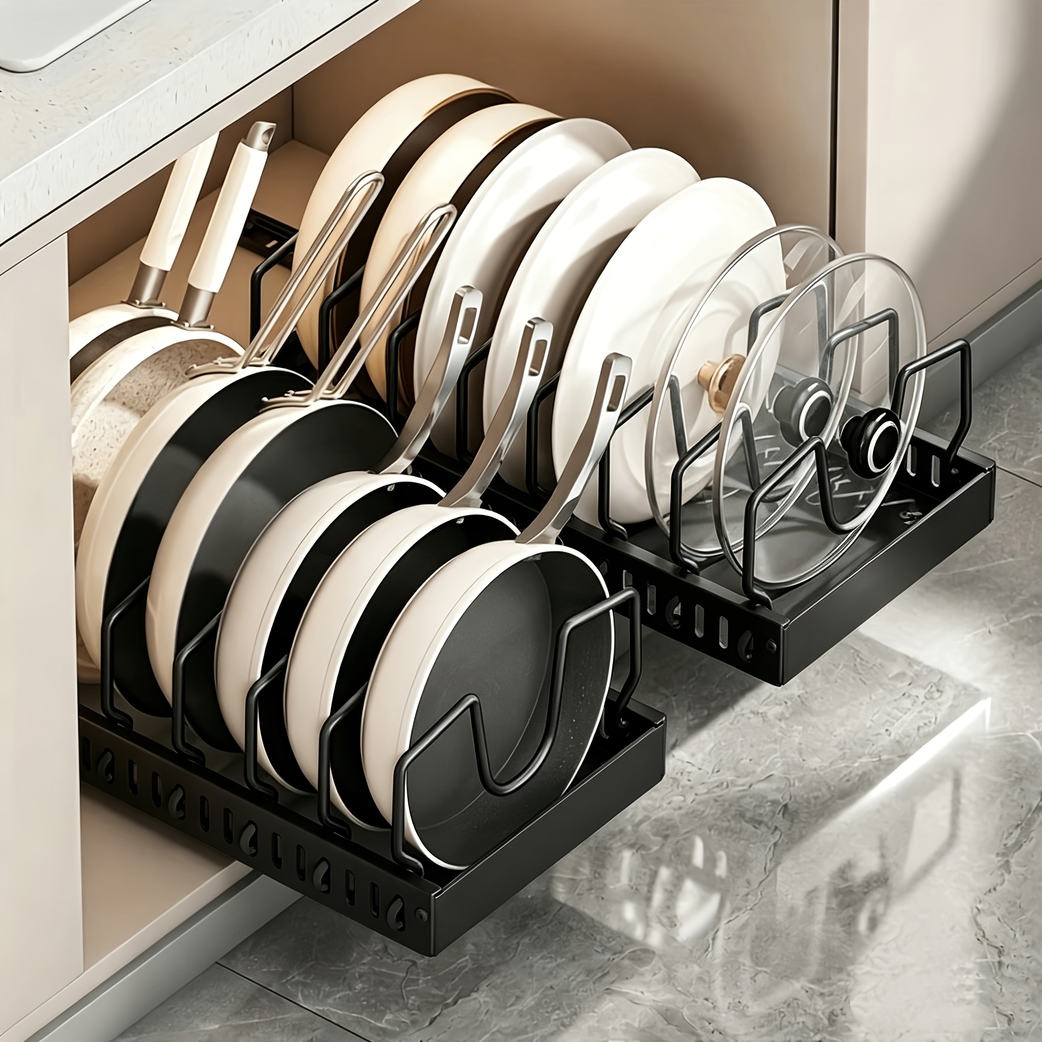 1/2pcs Kitchen Storage Rack, A - Kitchen Cabinet Baking Organizer review and price