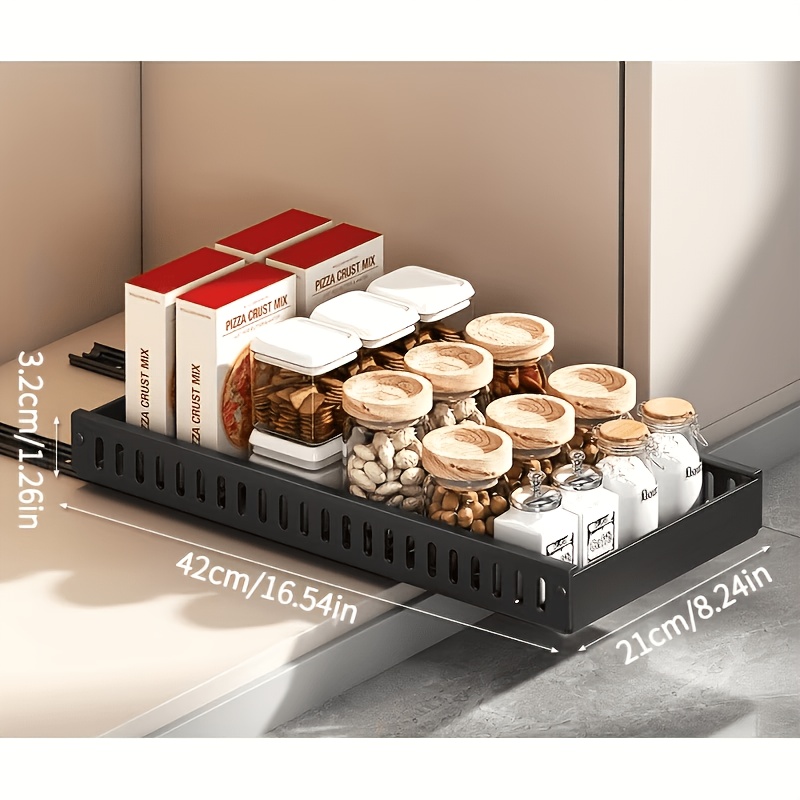 1/2pcs Kitchen Storage Rack, A - Kitchen Cabinet Baking Organizer review and price