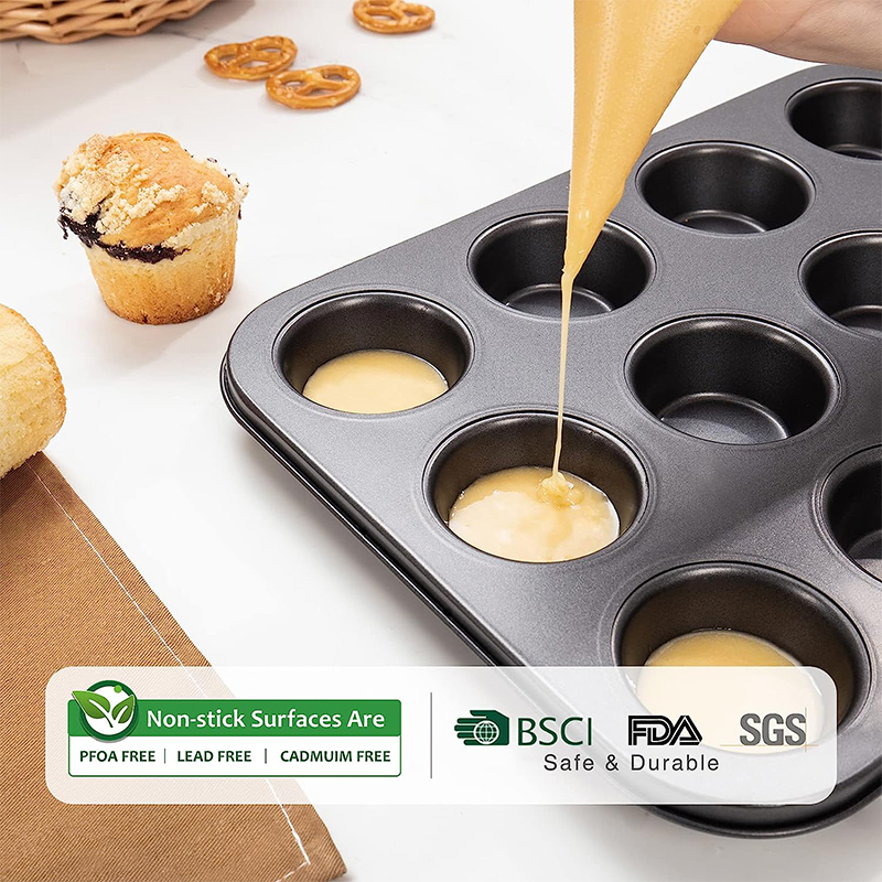 LMETJMA Muffin Tray Cupcake Ba - Muffin Tin Nonstick review and price