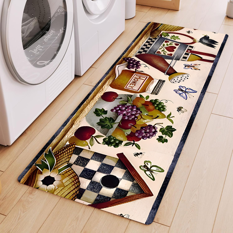 Red Check Border Cartoon Bakin - Kitchen Living Baking Mats review and price