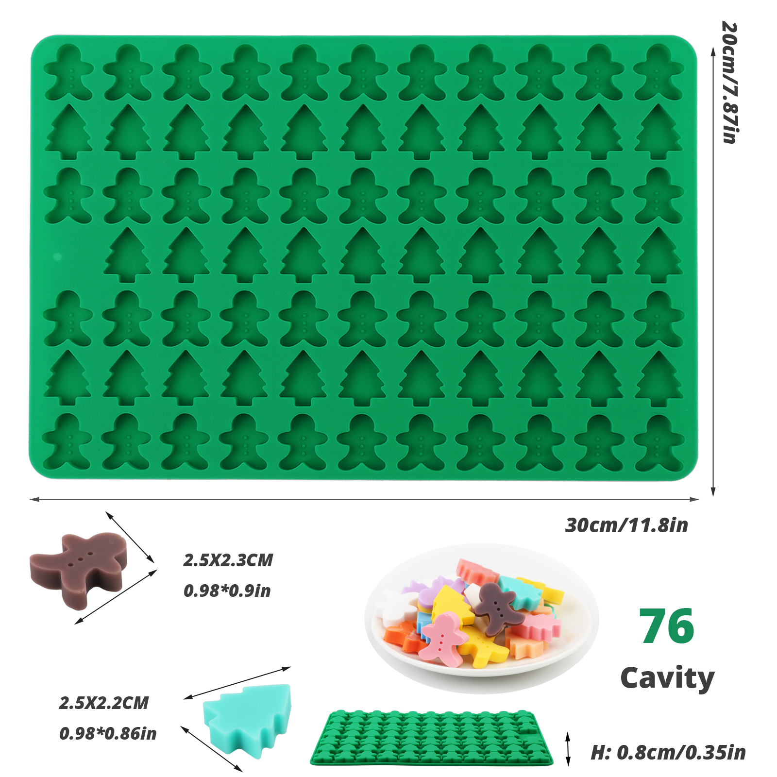 Four Types of Christmas-Themed - Silicone Cake Mold review and price