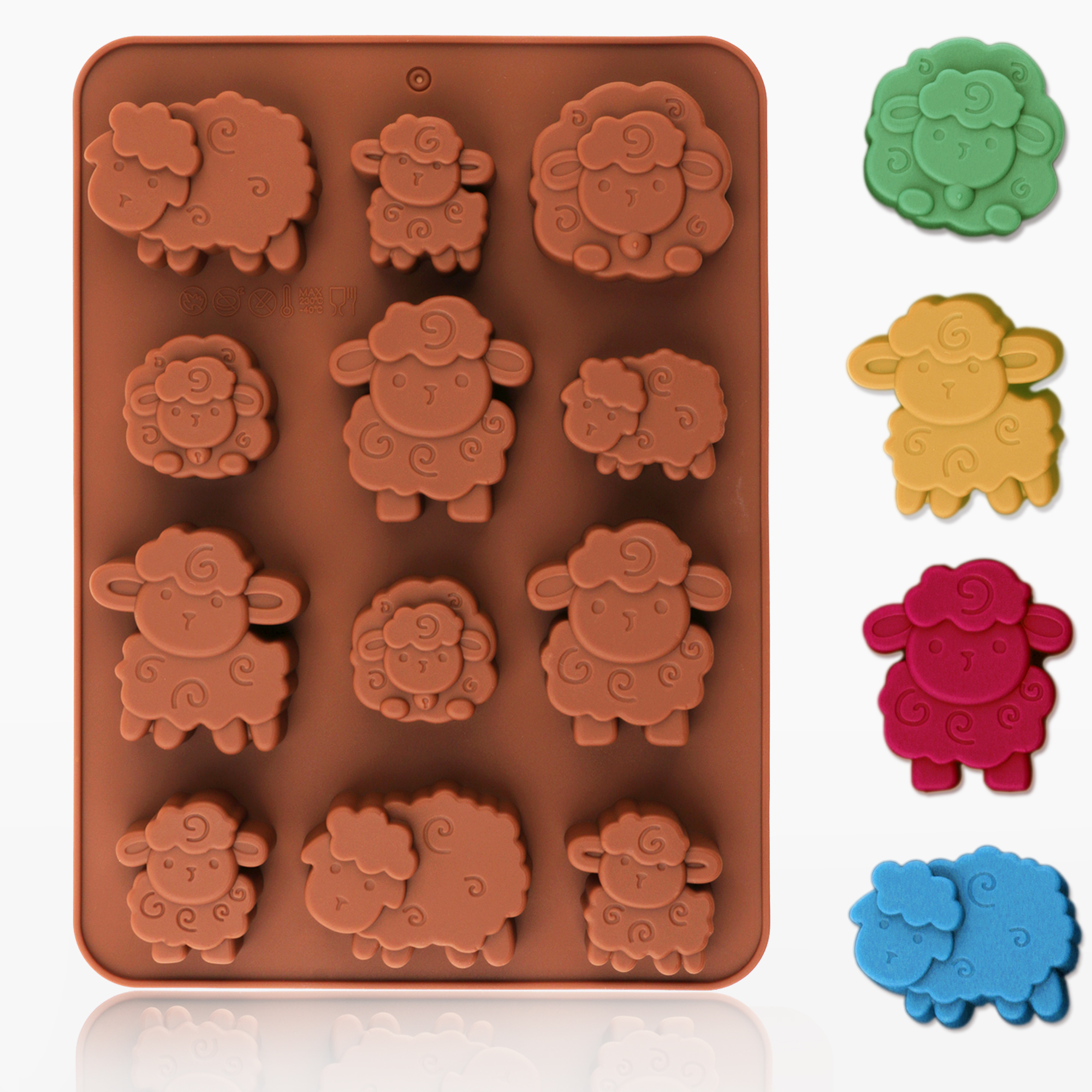 1Pack Silicone Eid Lamb Candy  - Silicone Cake Mold review and price