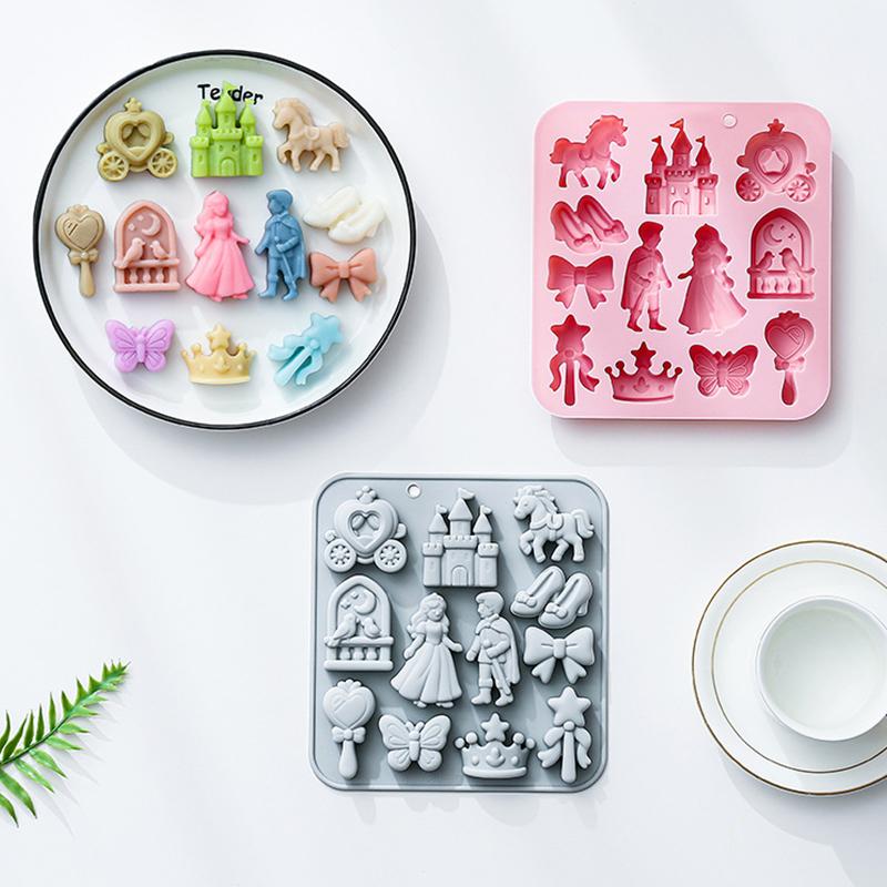 HOT!12 Cavity Prince, Princess - Silicone Cake Mold review and price
