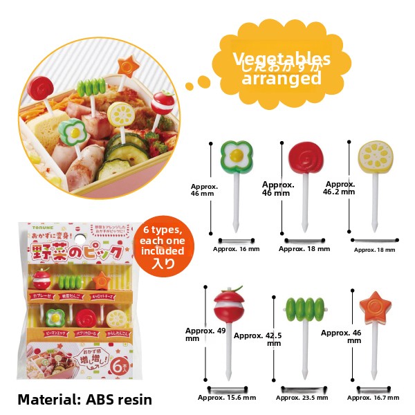 Torune Fruit ato Cartoon Bento - Kitchen.Baking Labels review and price